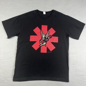 Red Hot Chili Peppers 1996 World Tour Black Graphic Tee Cotton Tag Men's Small